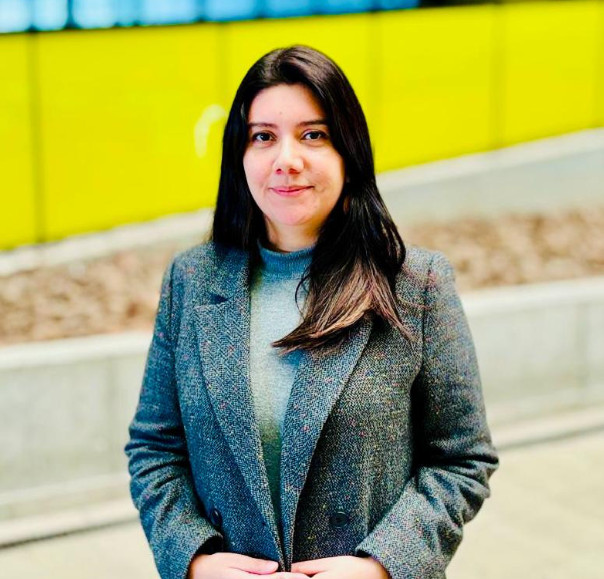 Fotografía de la Jefa Unidad de Sostenibilidad, Angélica Soto Ibarra